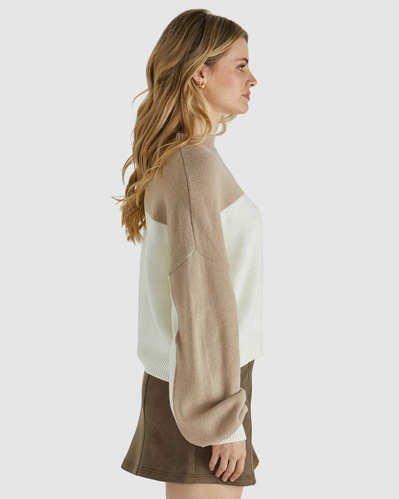 Valery Knit - Oatmeal / Bone Cream