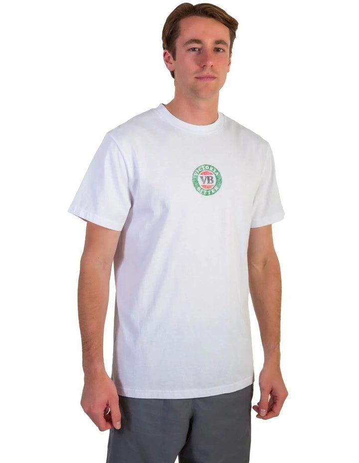 VB Logo Tee in white - front