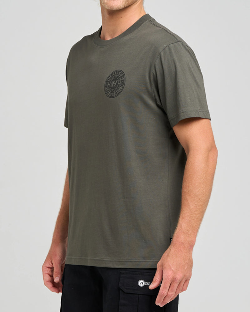 Mad Hueys Hueys Good Life SS Tee Charcoal, back print