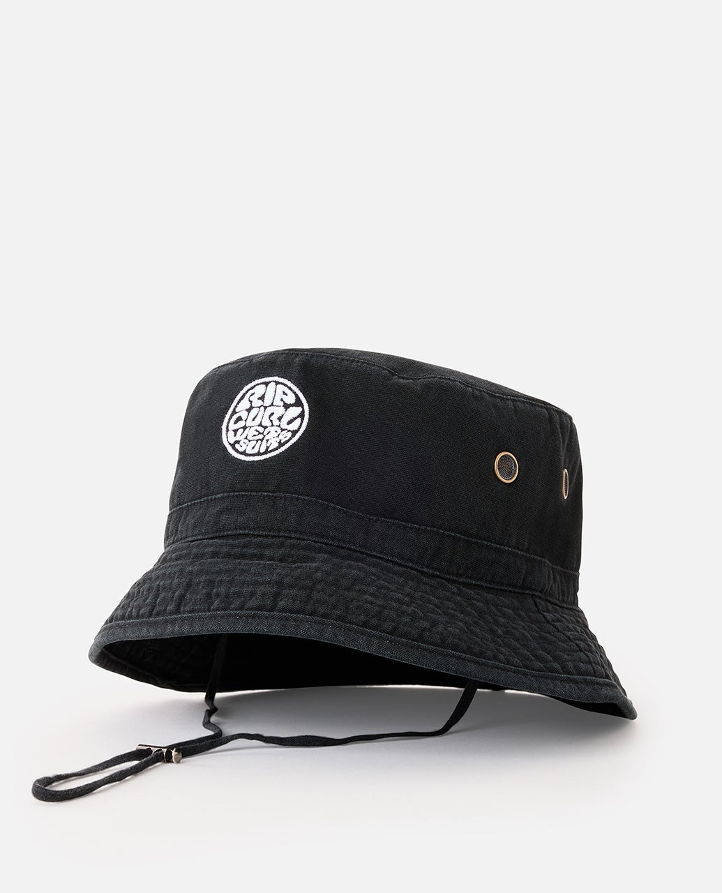 Rip Curl Wetty Icon Bucket Hat - Black (view 3)