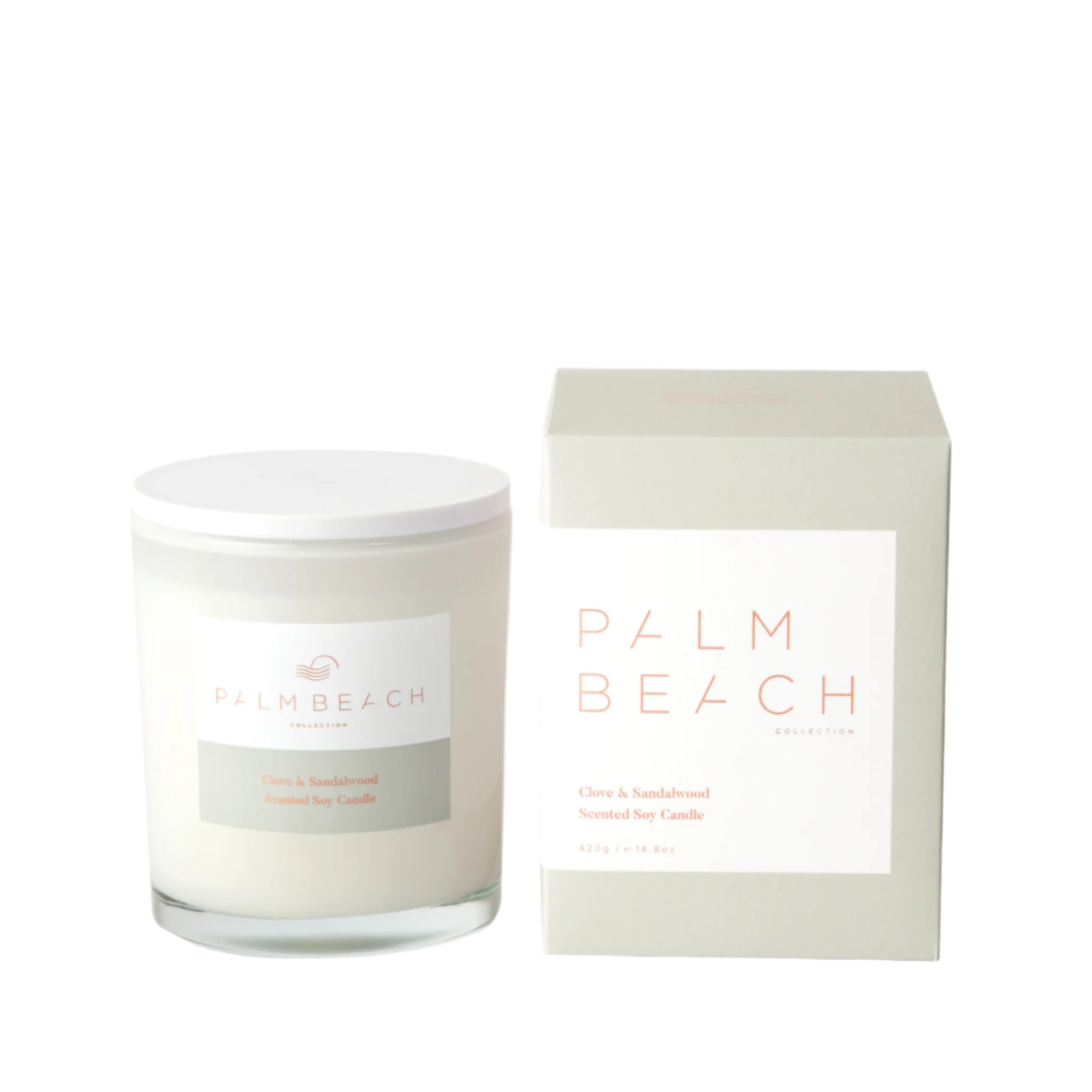 Palm Beach Collection Standard 420g Candle - Clove + Sandalwood
