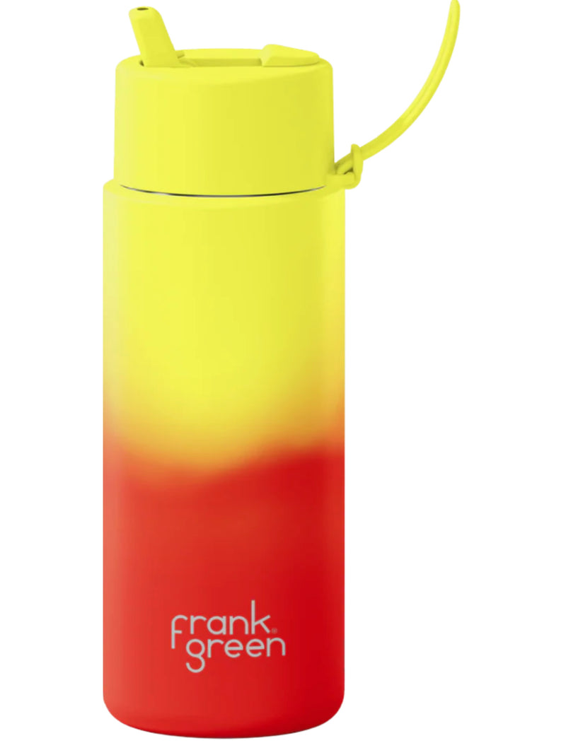 Frank Green 34oz Stainless Steel Single Wall Bottle Colour Change - Lava