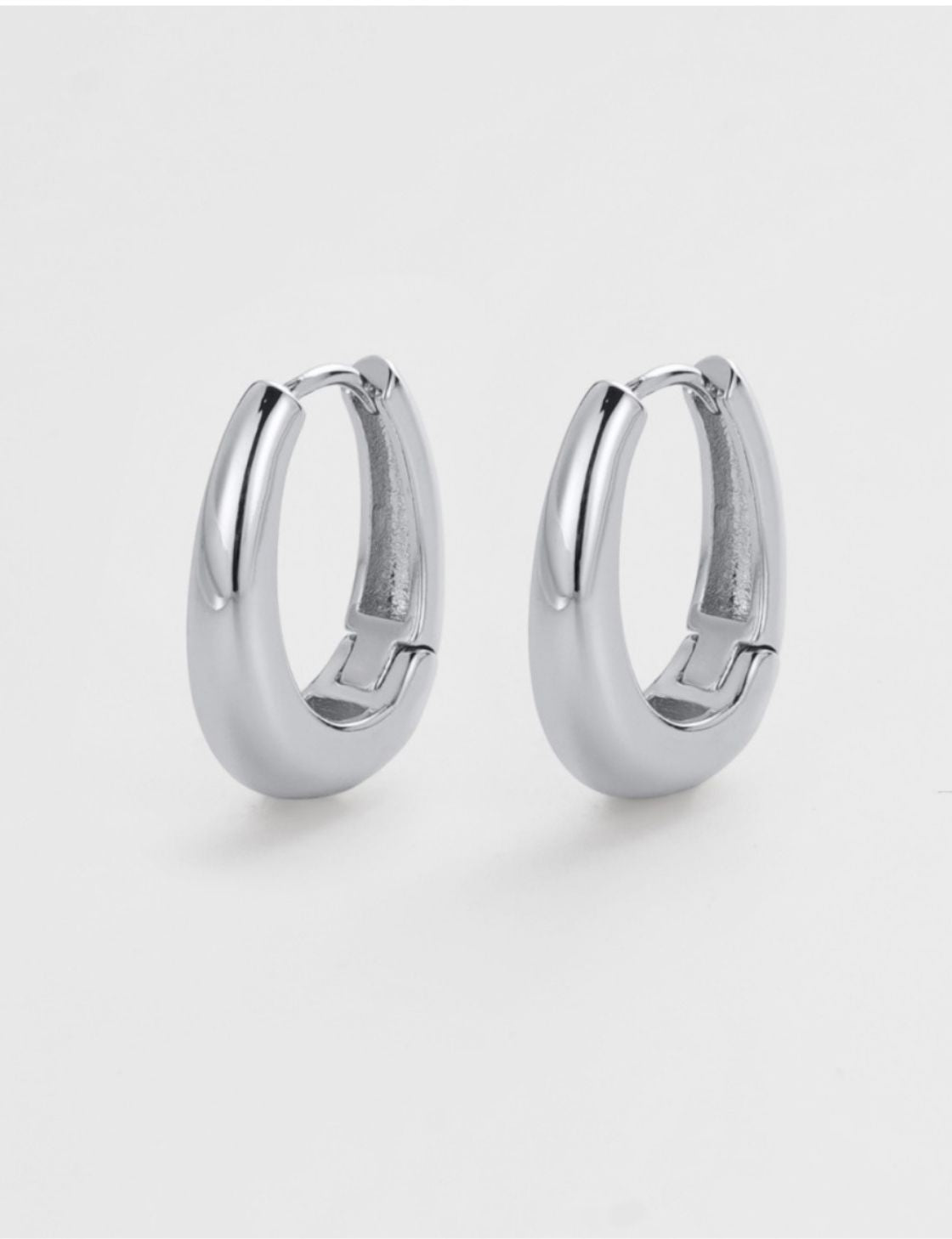 Zafino Pia Hoop Medium - Silver