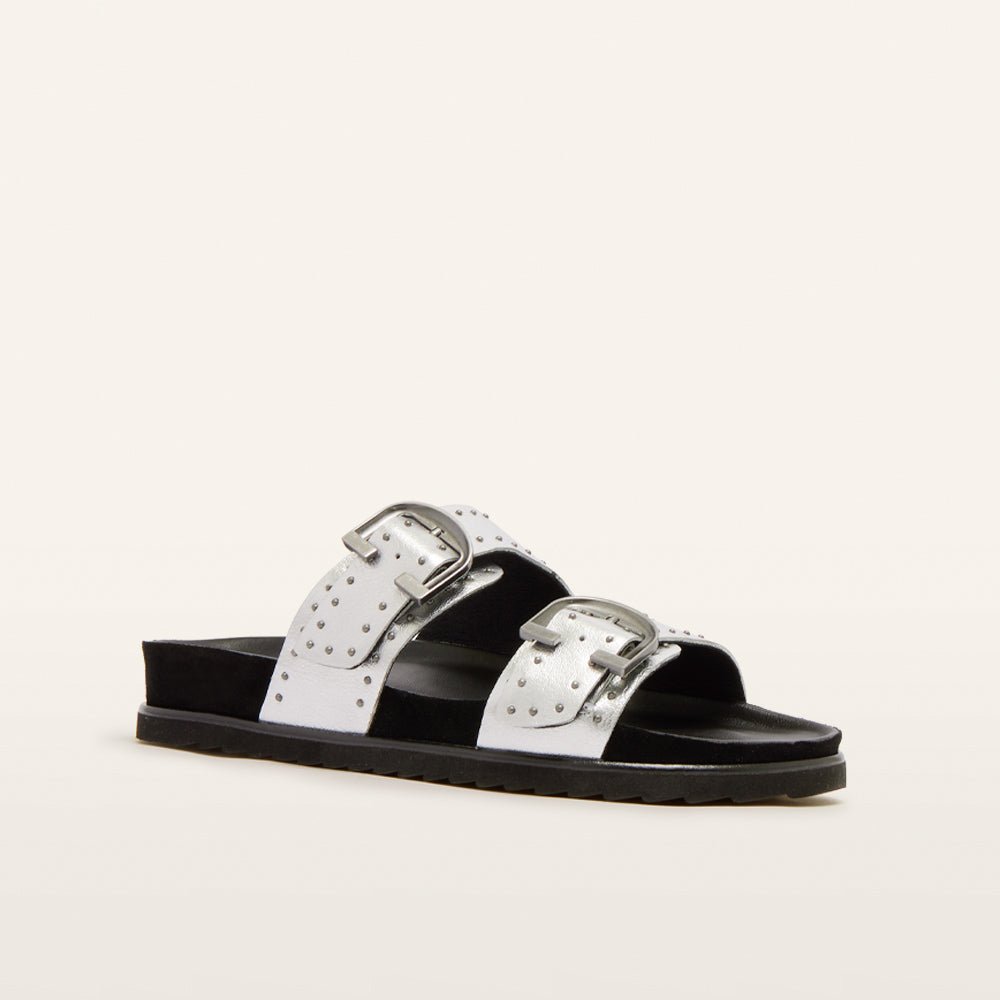 Deon Sandal - Silver Stud