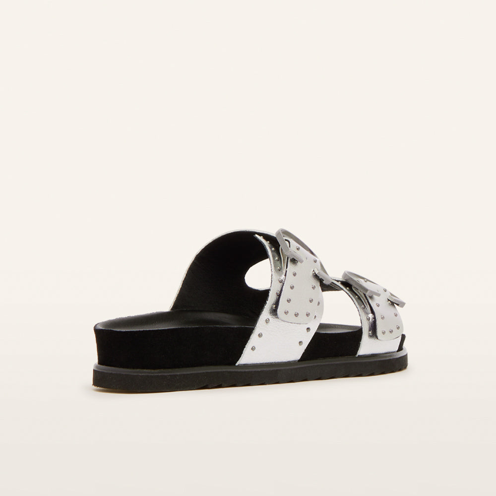 Deon Sandal - Silver Stud