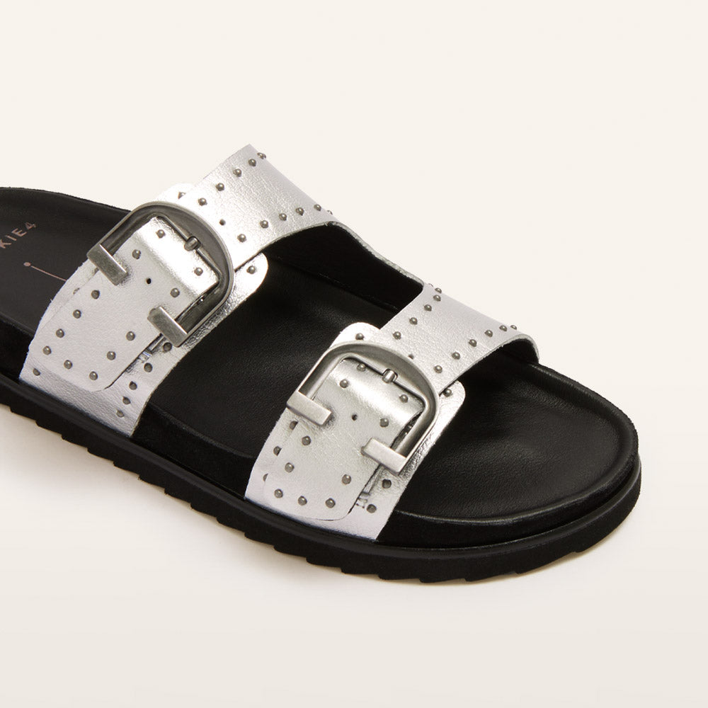 Deon Sandal - Silver Stud