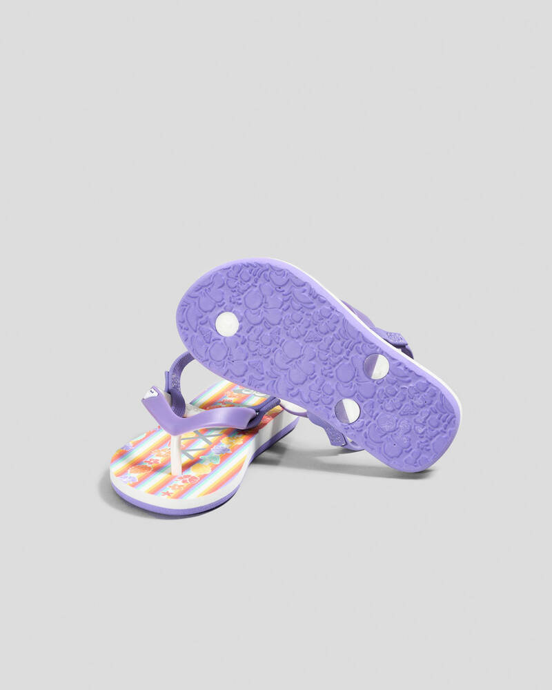 Roxy Girls Tahiti Flip-Flops - Purple (view 5)