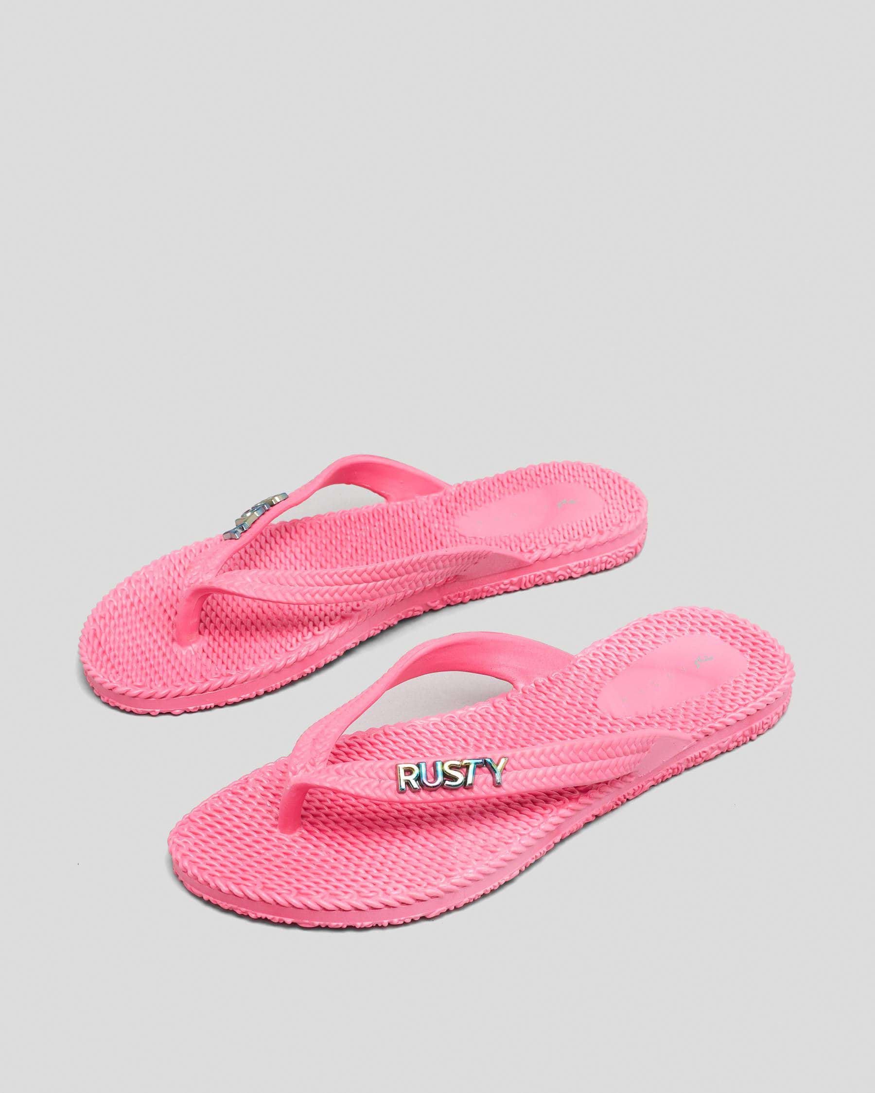 Rusty Flip Out Thong - Ibis Rose
