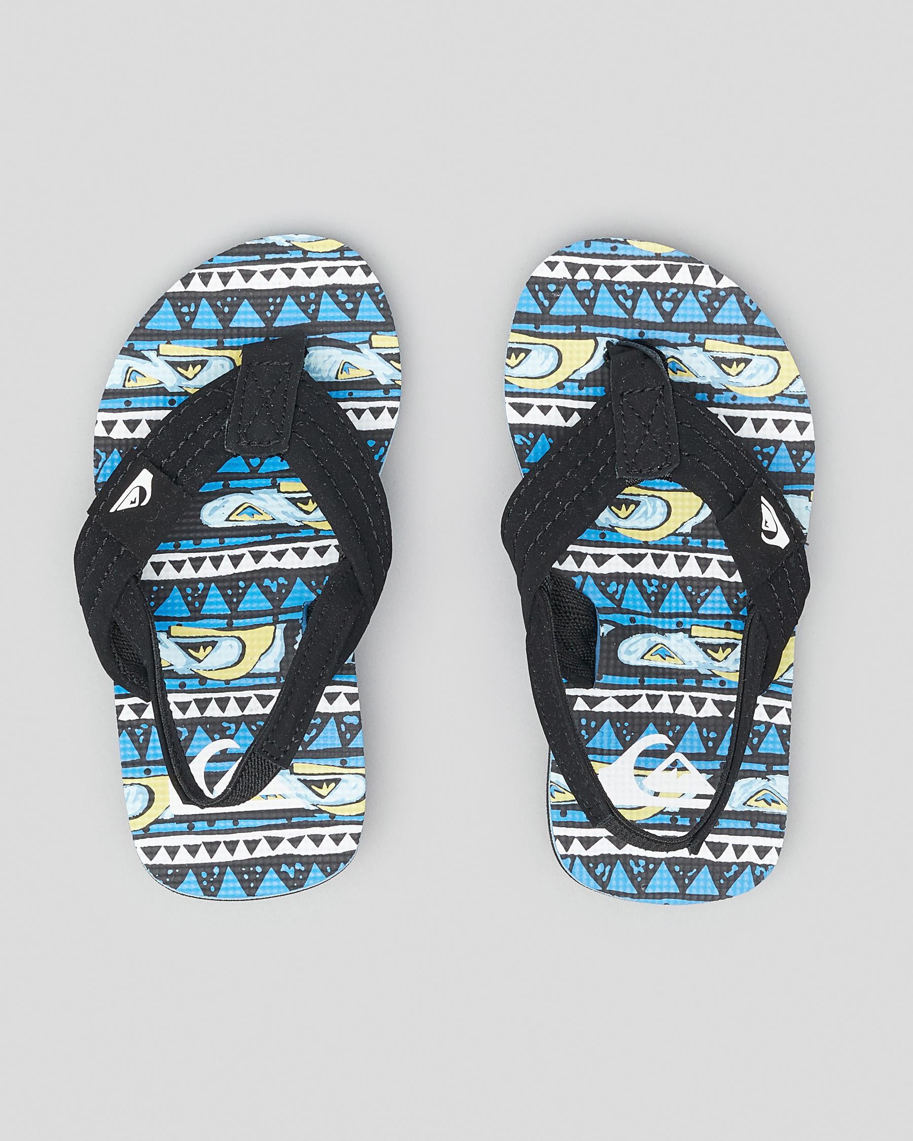 Quiksilver Toddlers' Molokai Layback SP KD Thongs - Blue 1