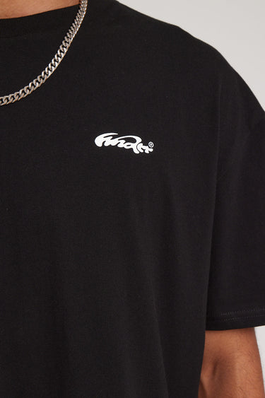 Hotel Pool Box Fit Tee - Black