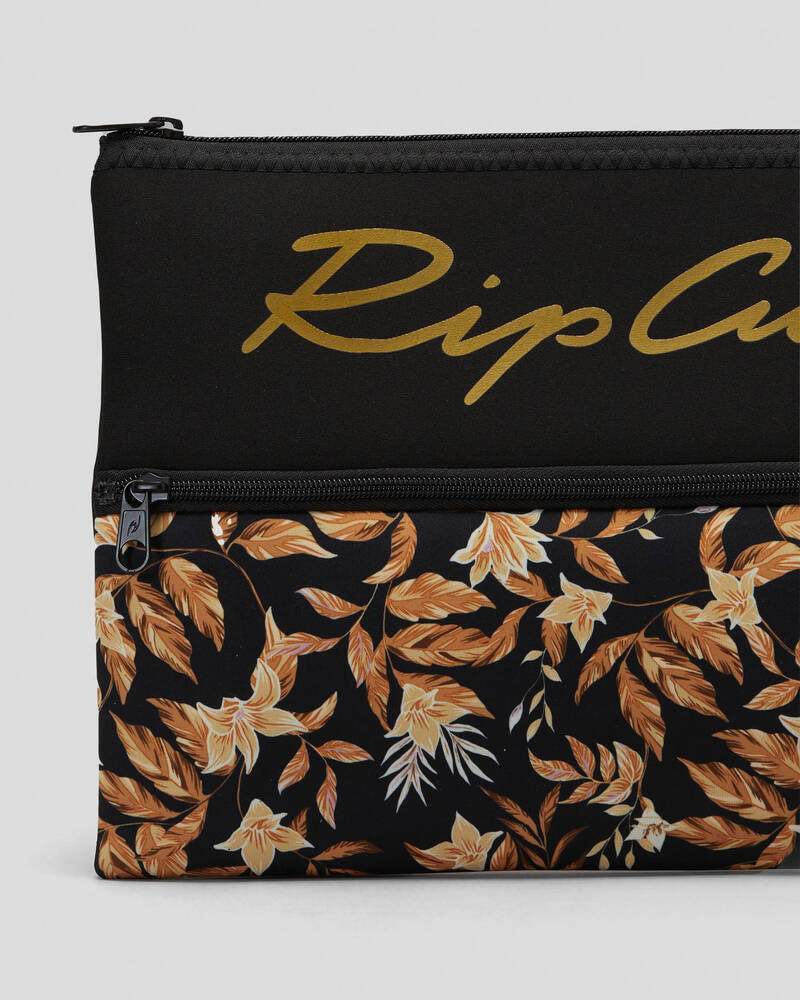 Rip Curl XL Pencil Case Black - side view