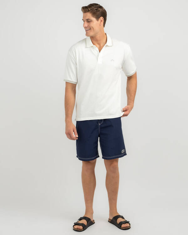 Rusty 19th Hole Tipped Short Sleeve Polo