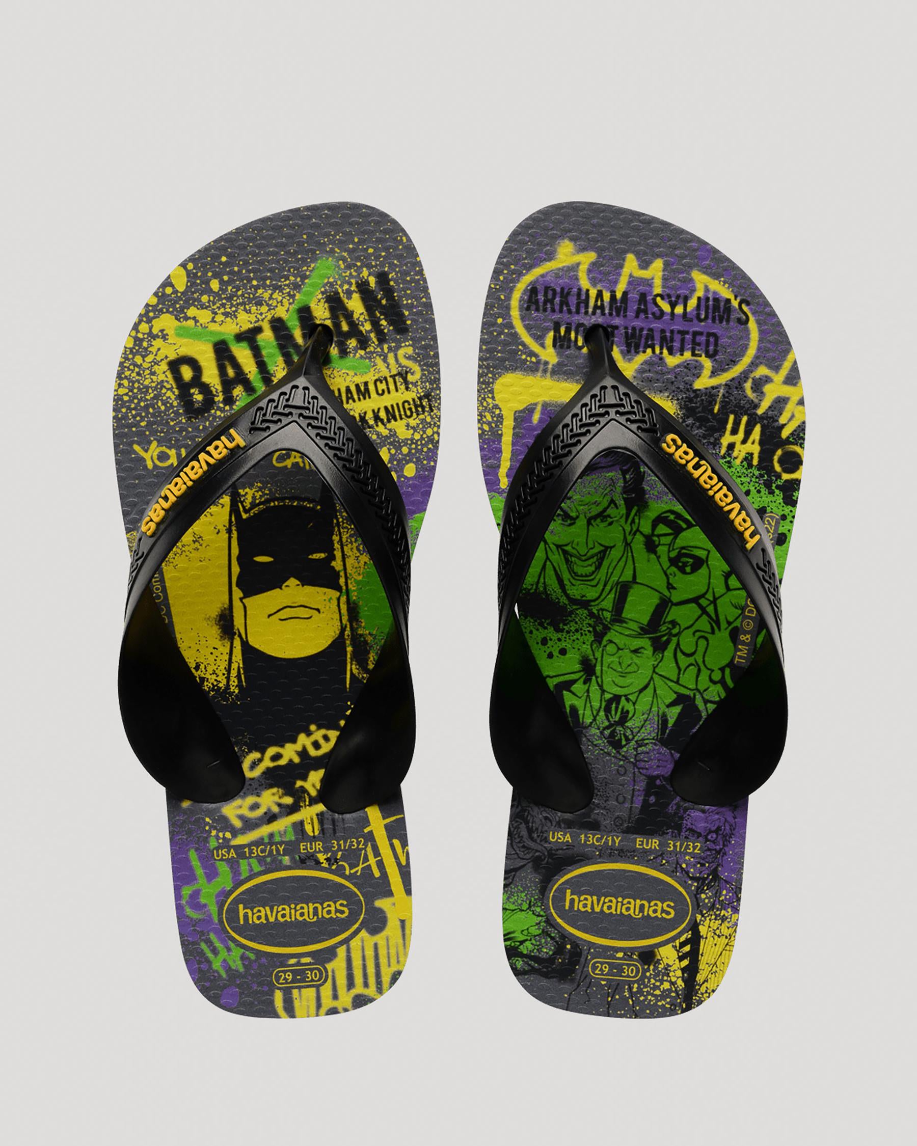 Havaianas Kids Max Heroes - Steel Grey / Black
