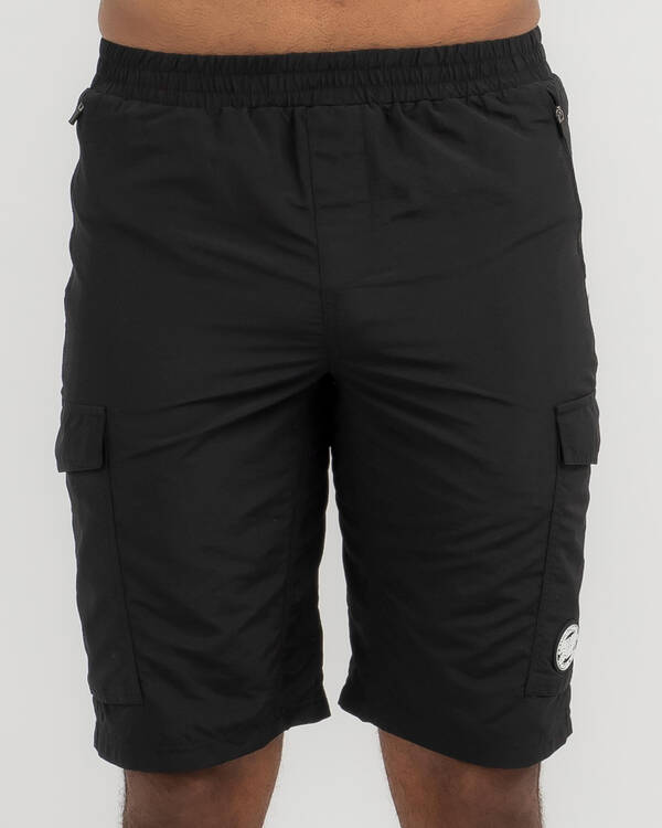 Dot Badge 11" Cargo Short - Black
