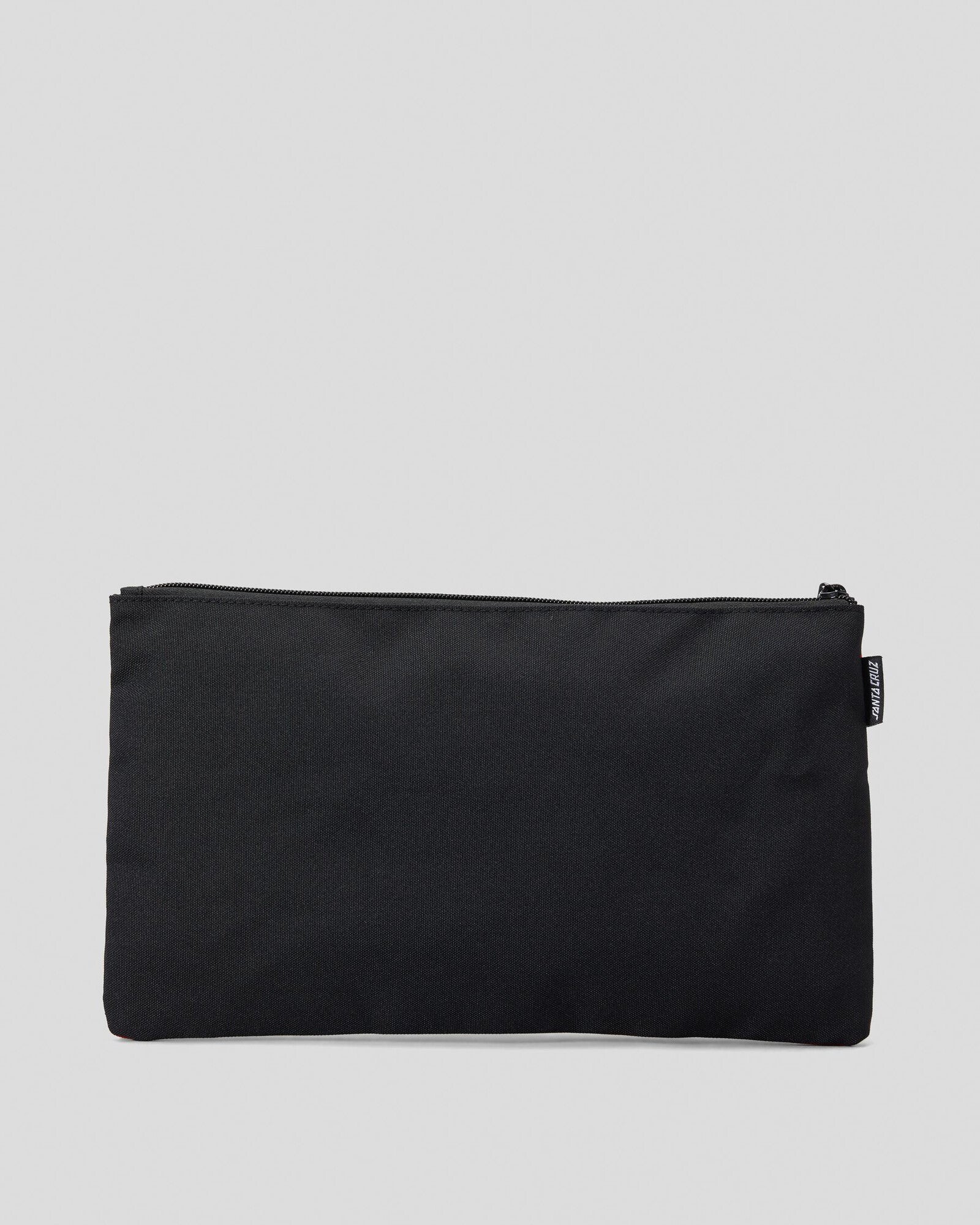 Santa Cruz Bone Slasher Pencil Case in red tie dye - back