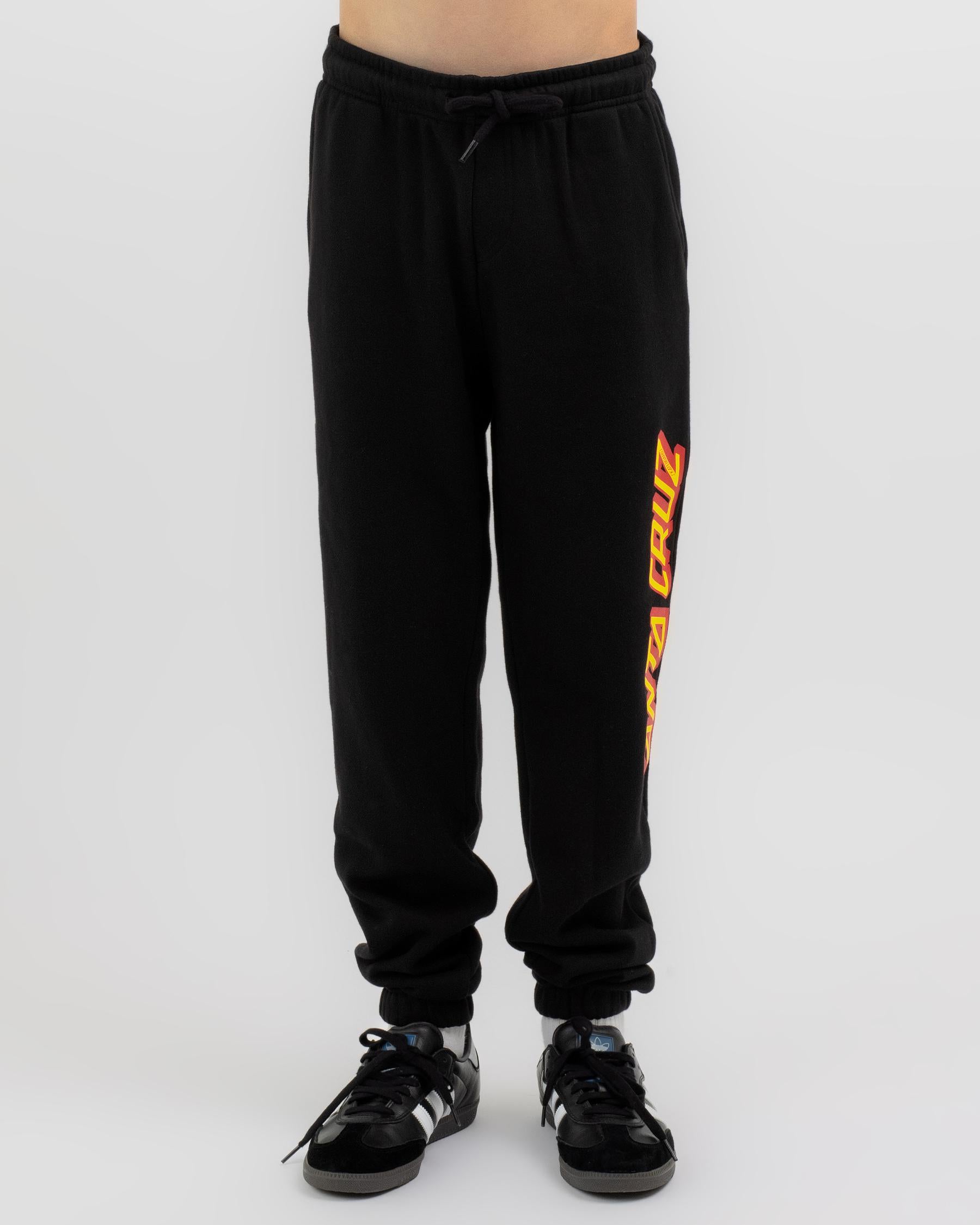 Santa Cruz Classic Strip Track Pant Boys - Black