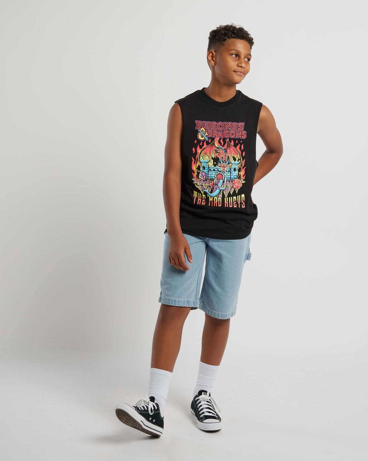 Dugongs and Dragons Youth Muscle - Black