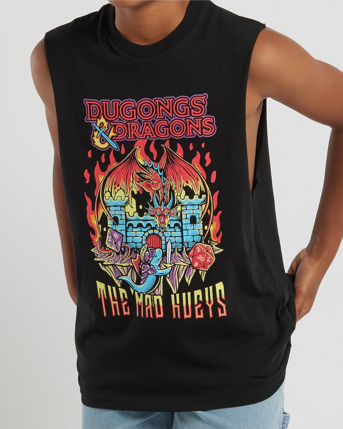 Dugongs and Dragons Youth Muscle - Black