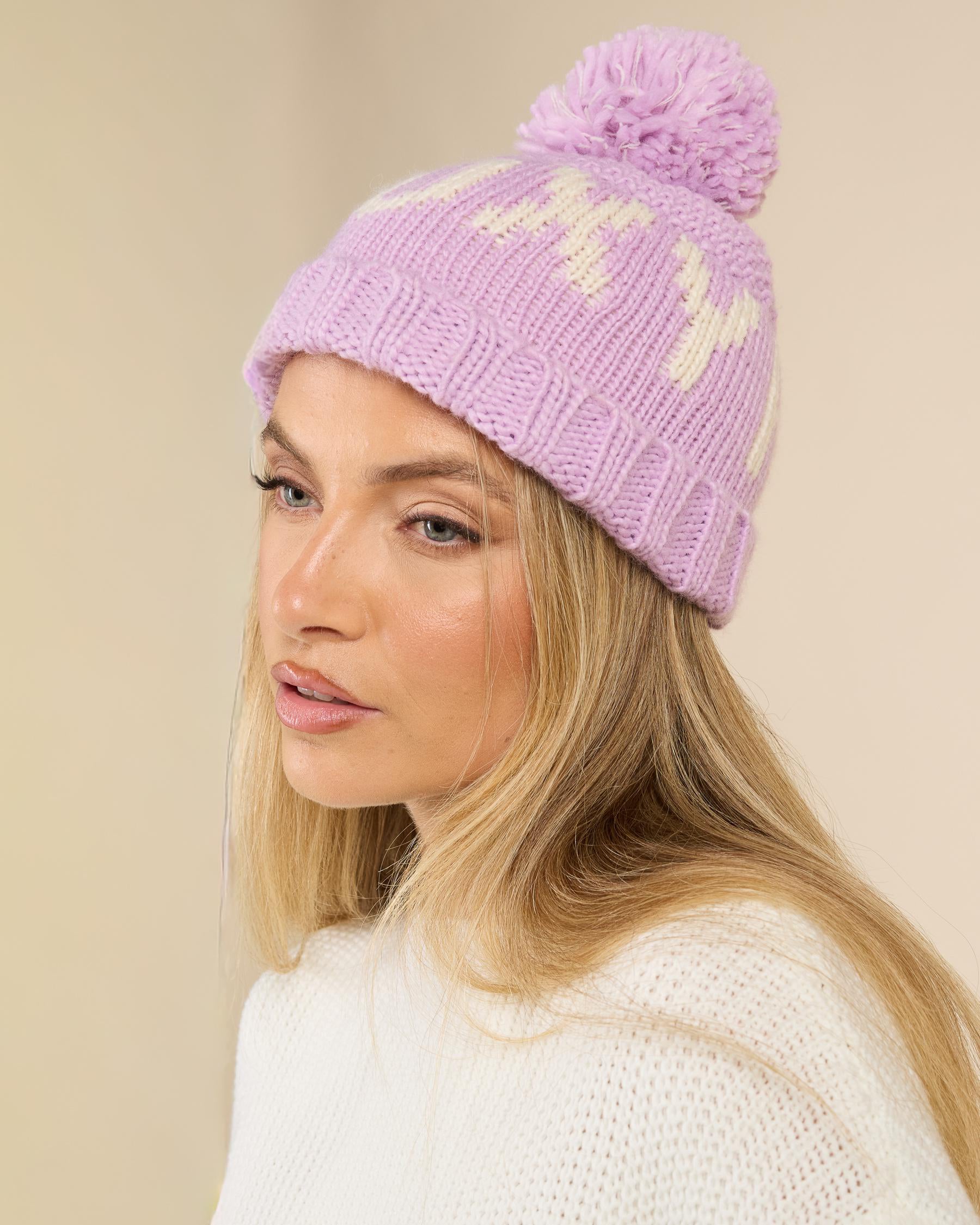 Roxy Silly Seaweed RG Beanie Pink (view 2)