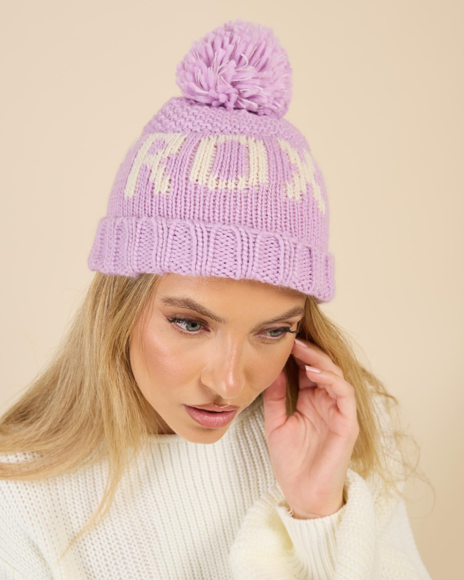 Roxy Silly Seaweed RG Beanie Pink (view 4)