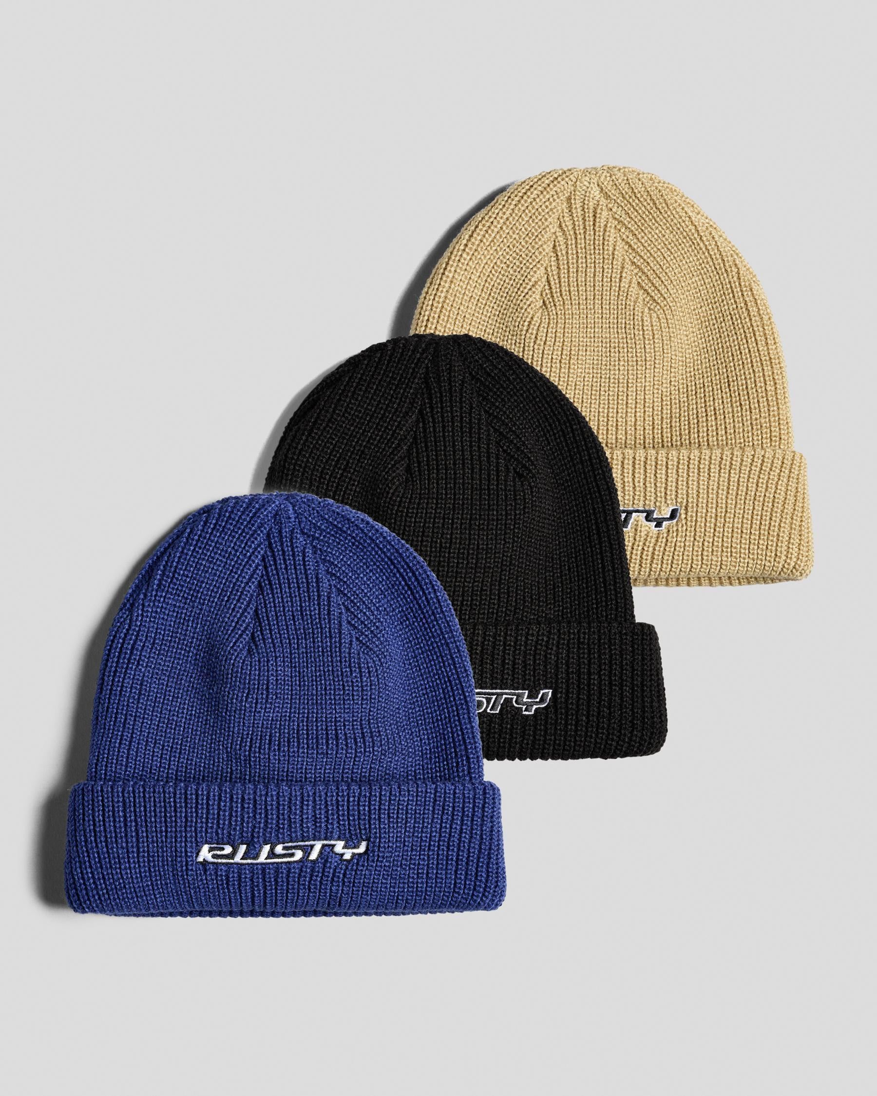 Rusty All Time 3 Pack Beanie - Multi 4