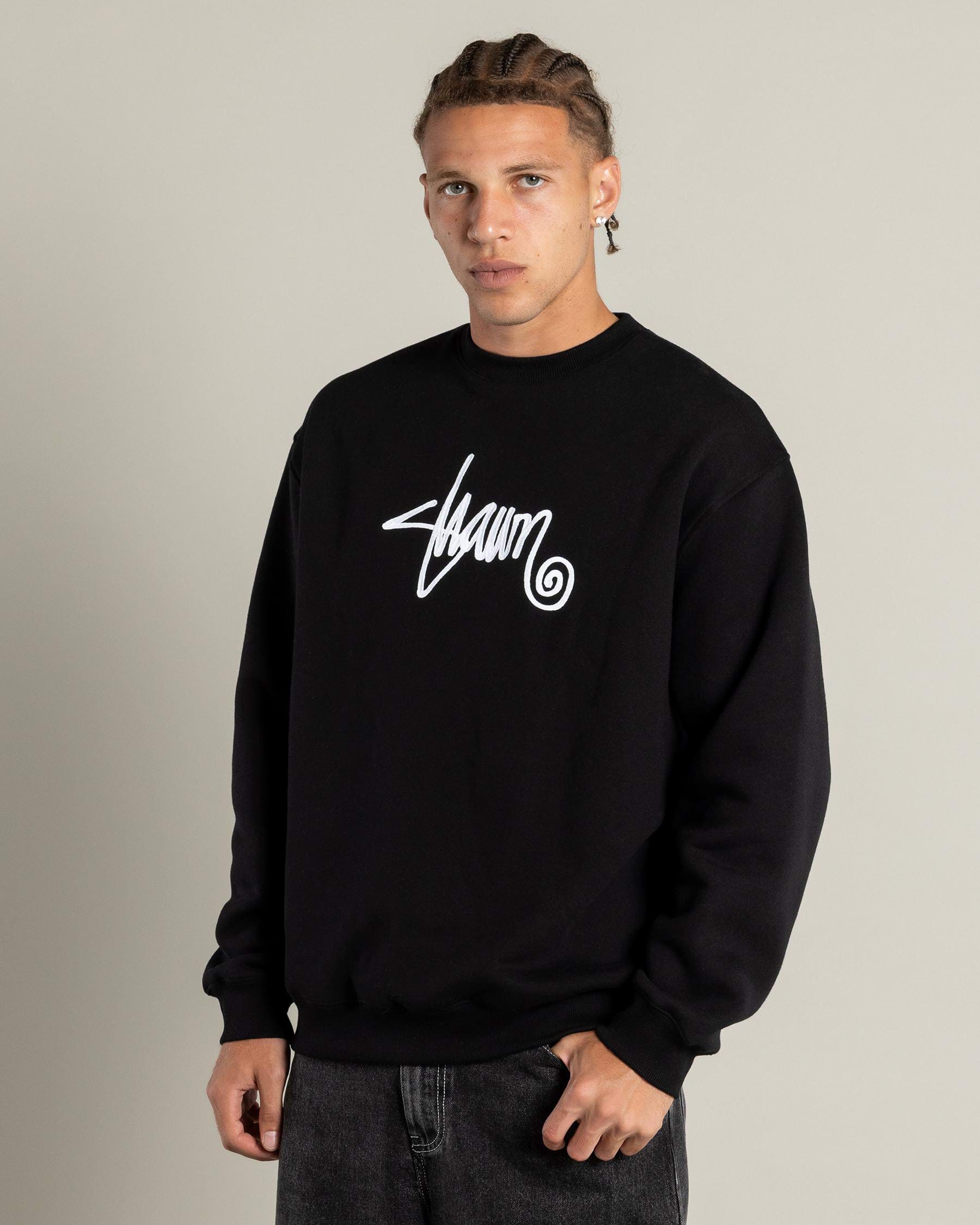 S.Double Shawn Script Crew - Black