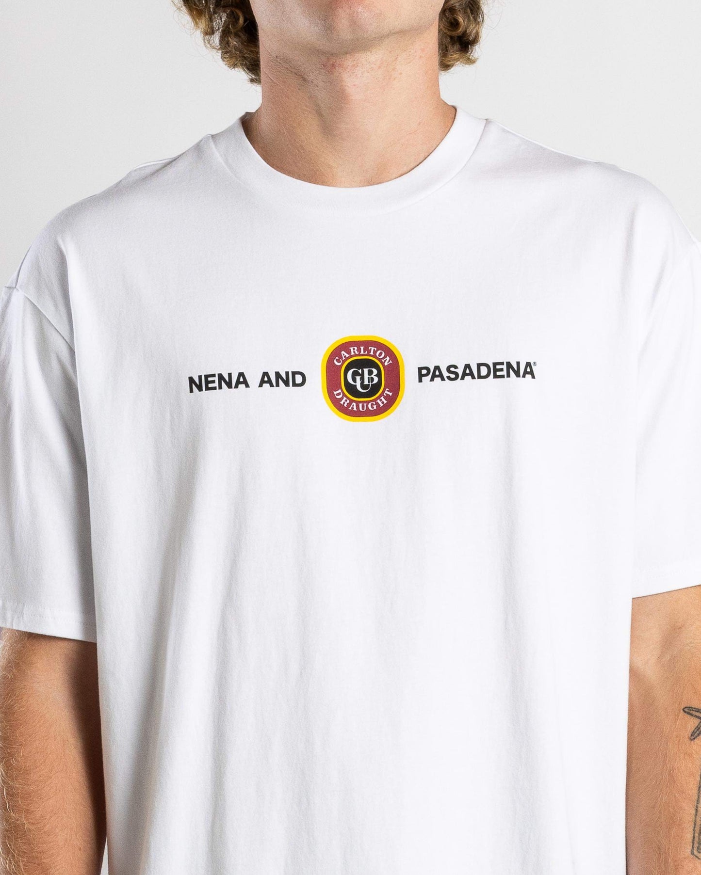 Centennial Box Fit Tee - Optical White