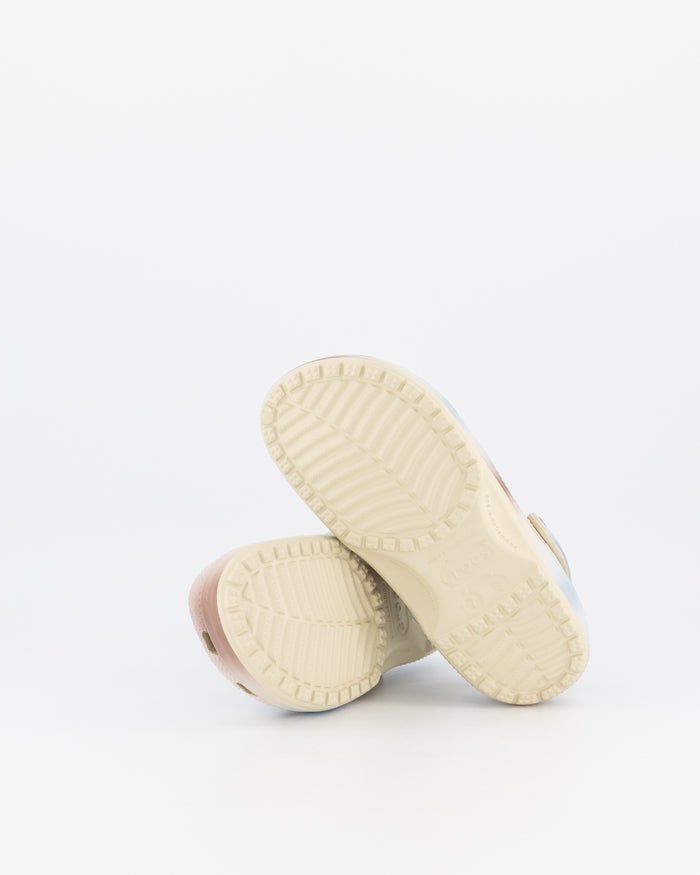 Classic Colour Dip Clog - Bone / Multi