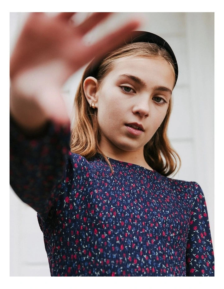 Eve Girl Josephine Dress - Floral Print - Teen (view 3)