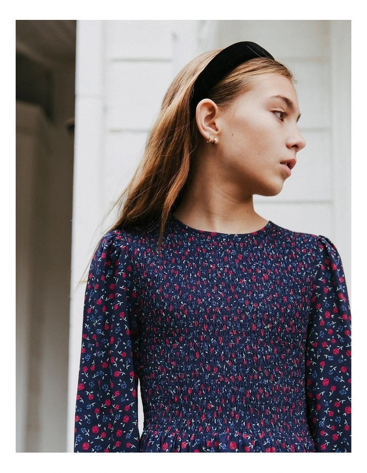 Eve Girl Josephine Dress - Floral Print - Teen