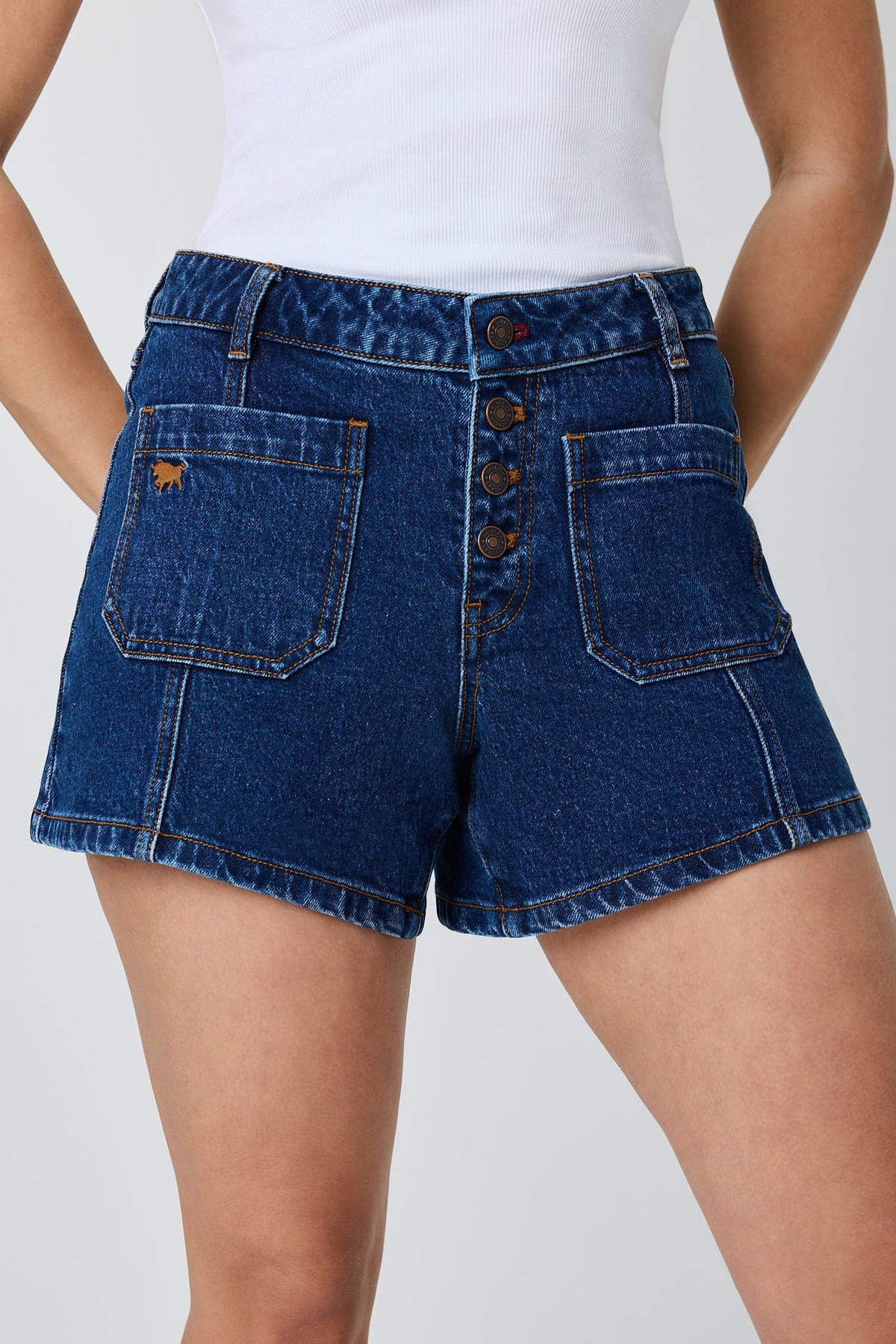 Ringers Western Mollie Sailor Short Classic Blue detail