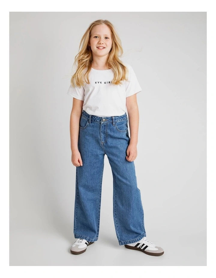Carmen Wide Leg Jean - Denim