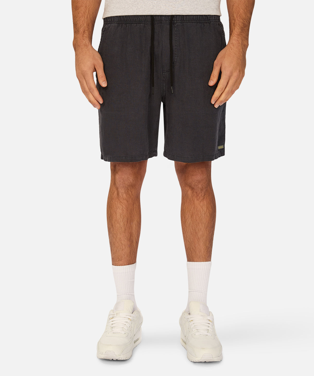 Industrie Marina Linen Short in Dark Navy