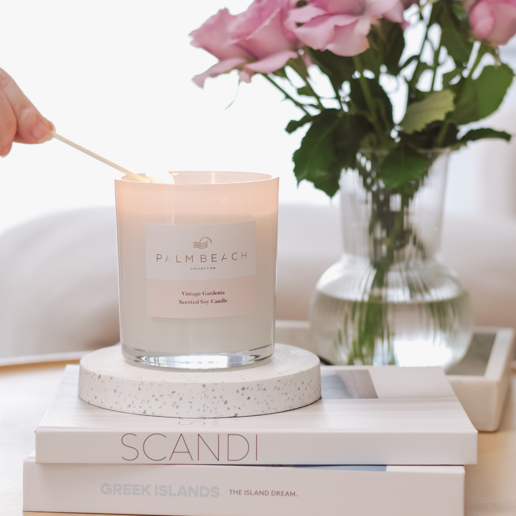 Palm Beach Collection Standard 420g Candle - Vintage Gardenia (view 2)