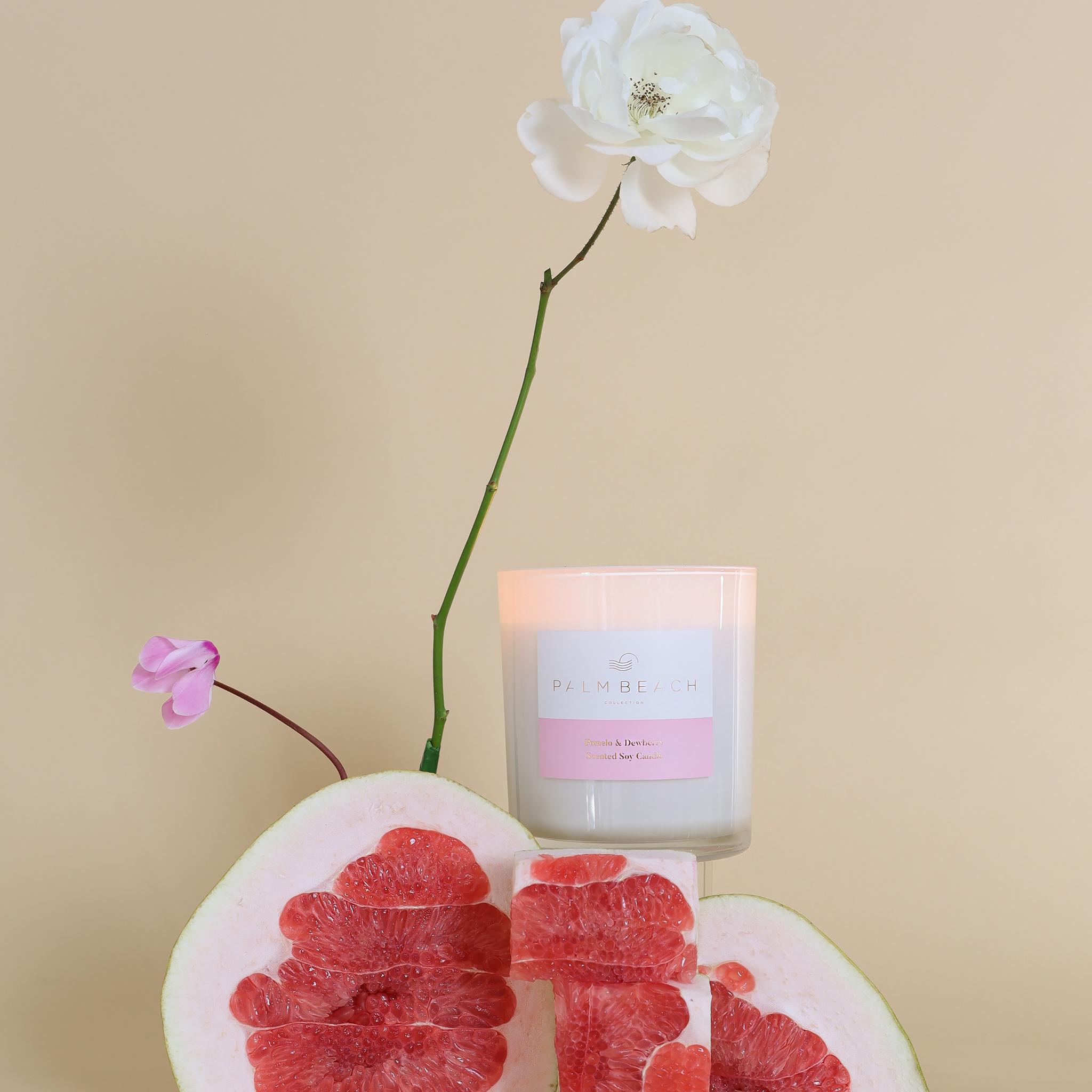 Palm Beach Collection Standard 420g Candle - Pomelo & Dewberry (view 2)