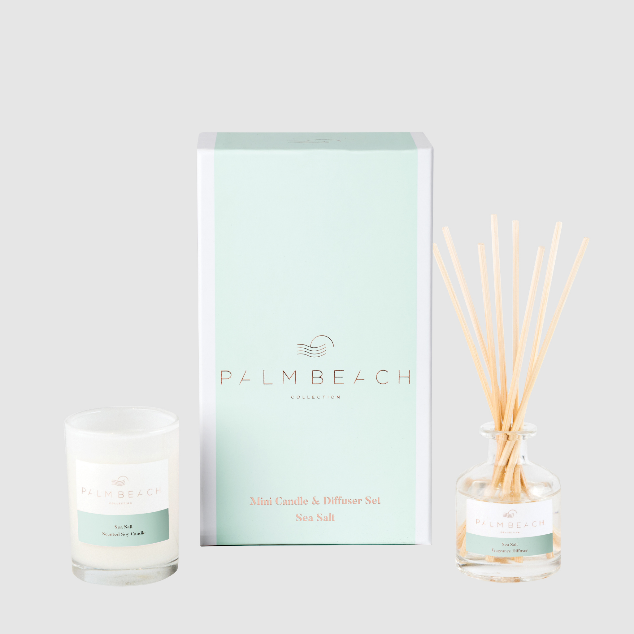 Palm Beach Collection Mini Candle & Diffuser Pack - Sea Salt