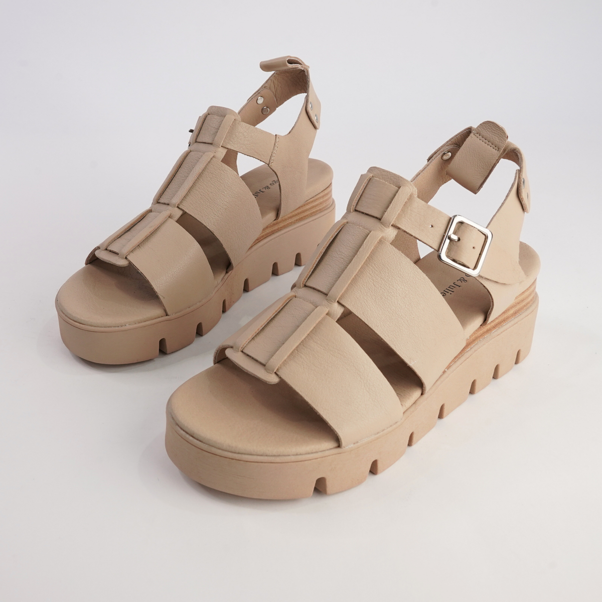 Django & Juliette Relie Sandal - Camel (view 2)