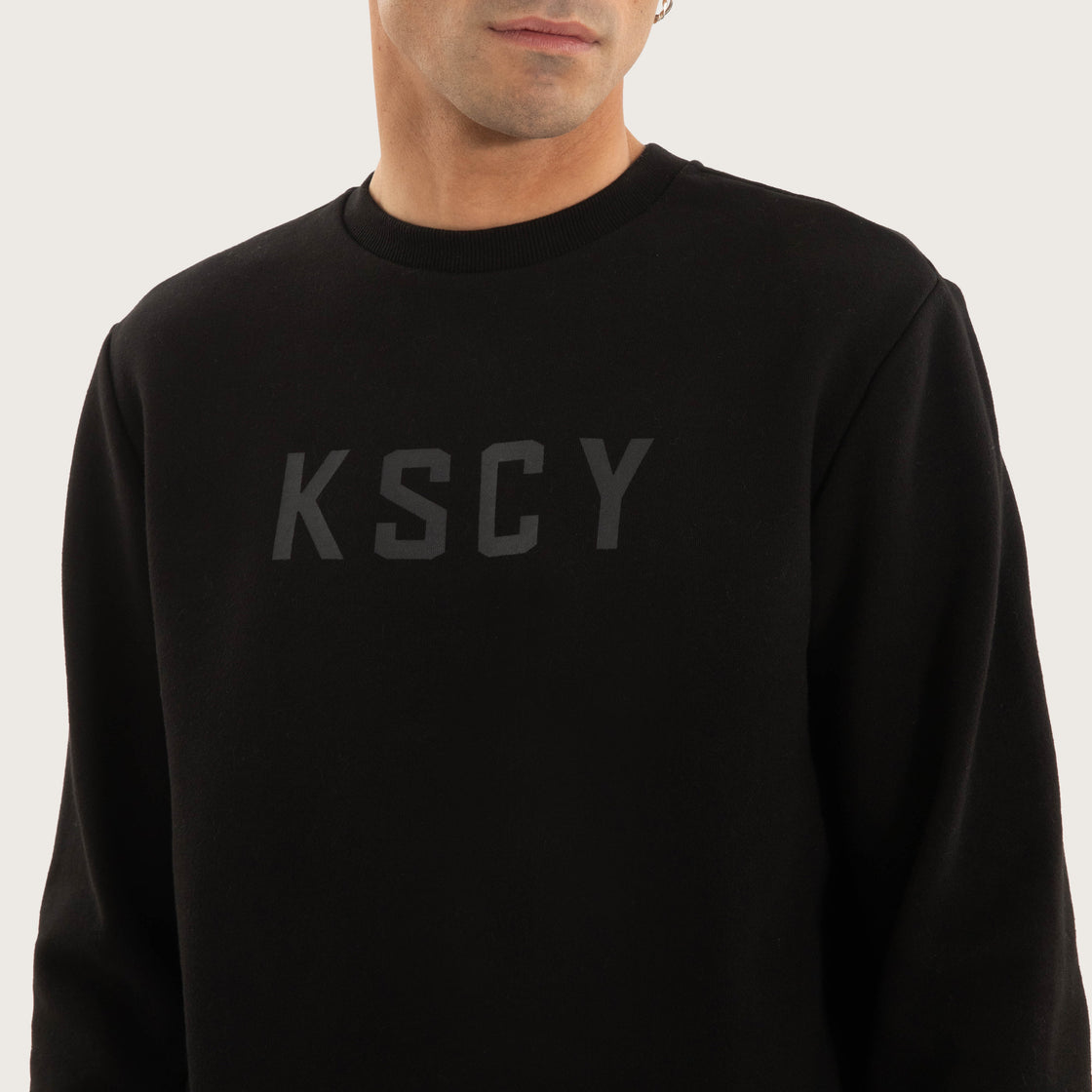 Kiss Chacey Flicker Dual Curved Sweater - Jet Black (view 5)
