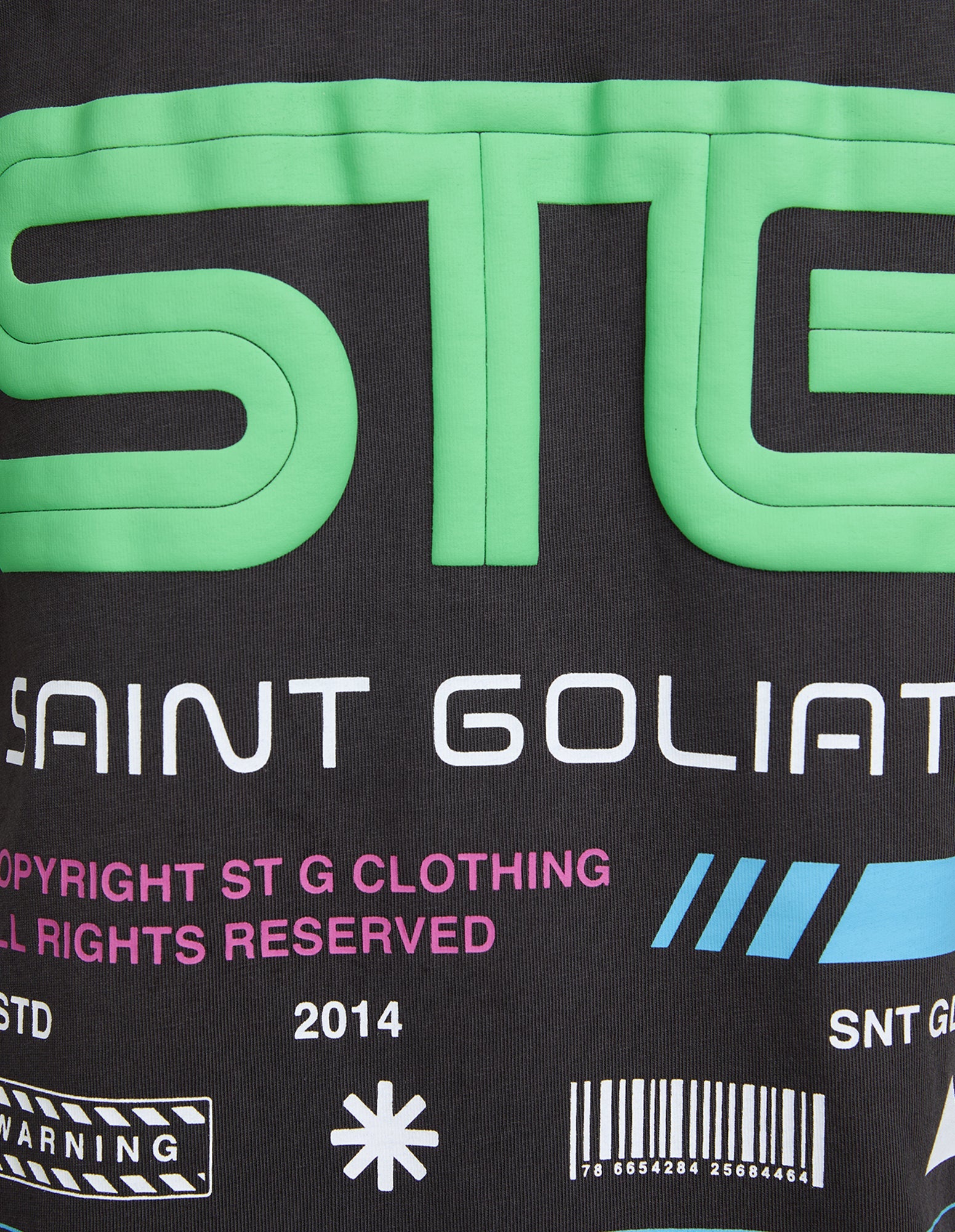 Saint Goliath Turntable Tee - Washed Black - Kids (view 3)
