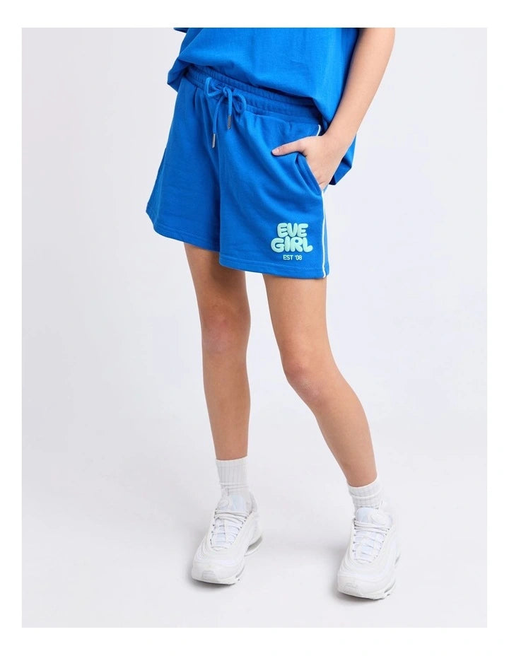 Eve Girl Sports Club Fleece Short - Cobalt - Teen