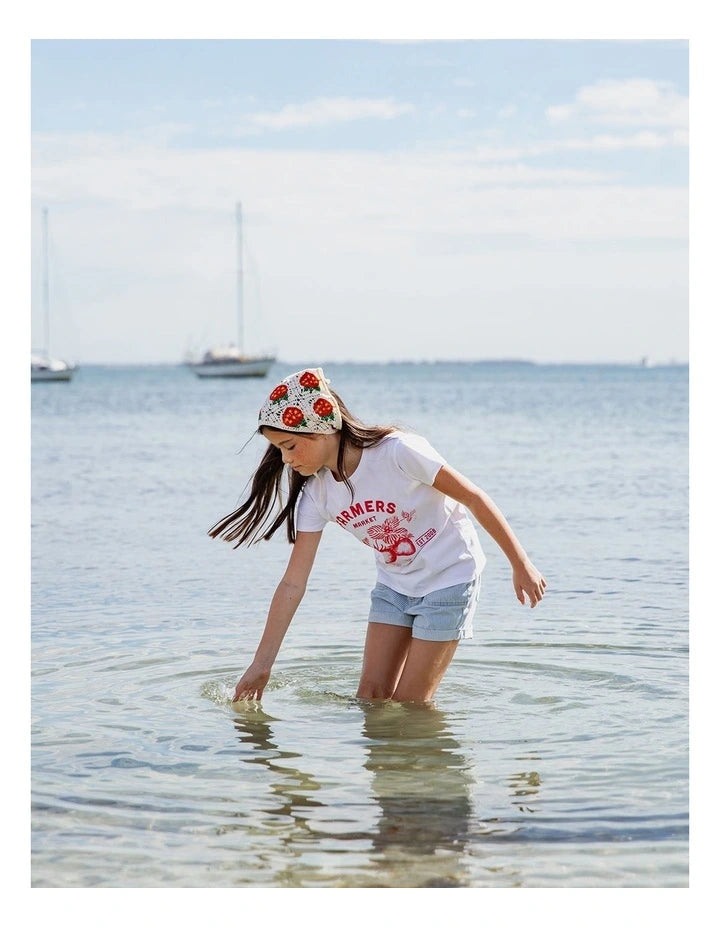 Eve Girl Farmers Market Tee - White (view 2)