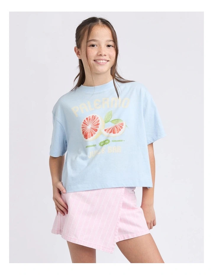 Eve Girl Palermo Tee - Light Blue