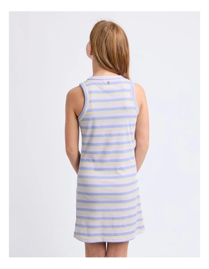 Eve Girl Callie Rib Tank Dress - Purple (view 2)