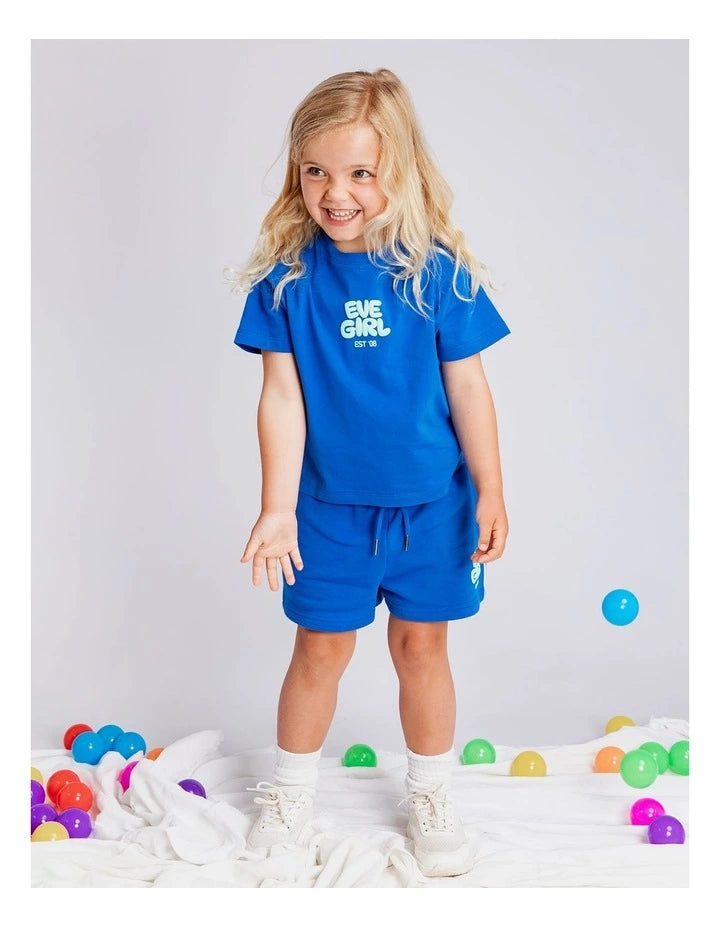 Eve Girl Sports Club Tee - Cobalt (view 2)