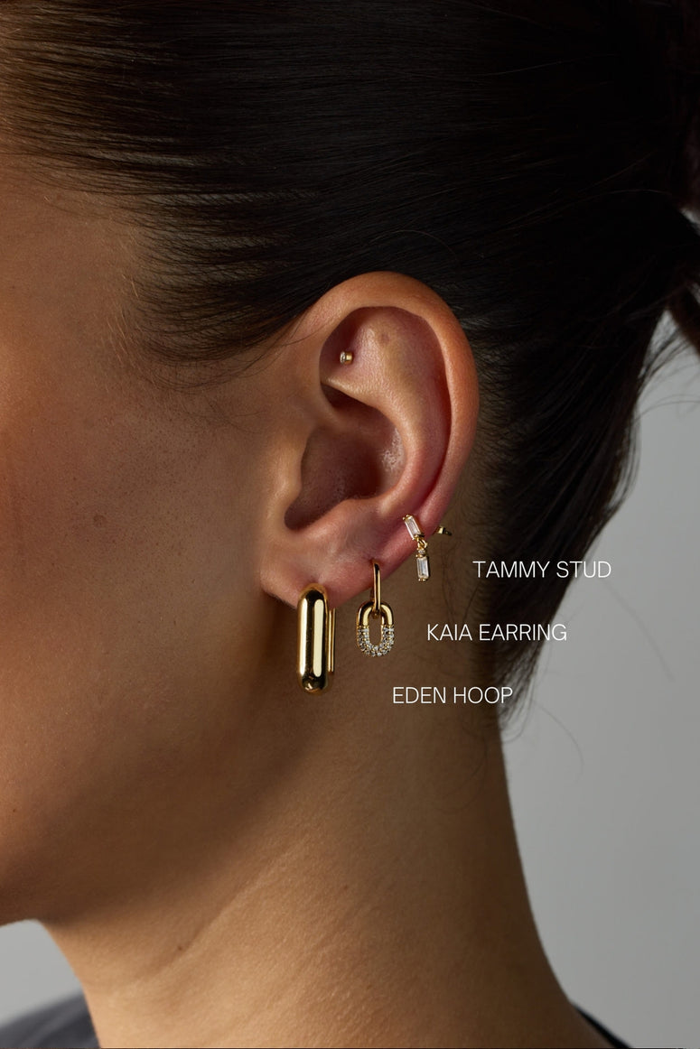 Tammy Stud Earring - Gold