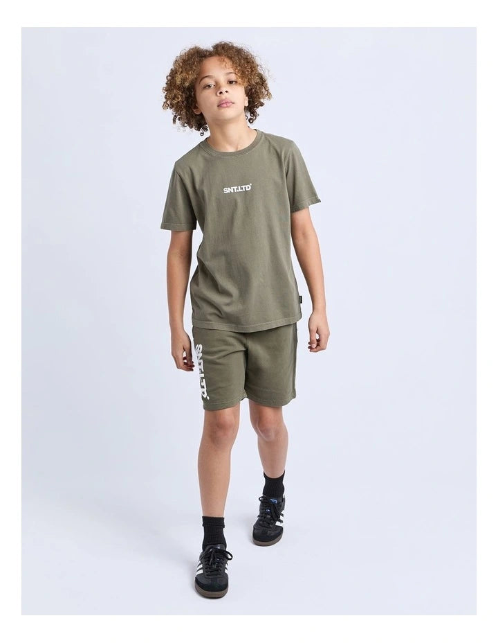 Podium Tee - Khaki - Teens