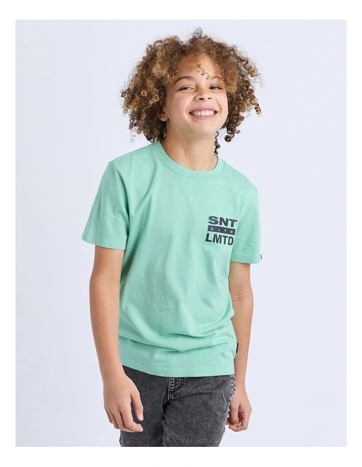 Saint Goliath Gradient Tee - Mint - Kids