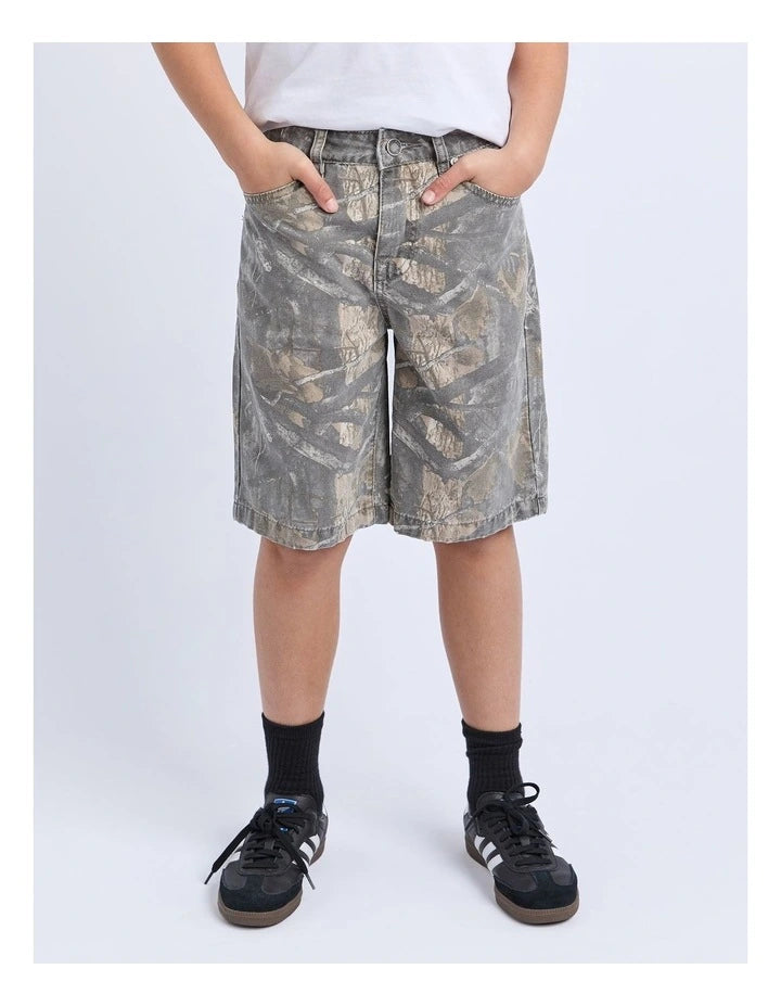 Saint Goliath Tree Camo Jort (Teen's) - Print