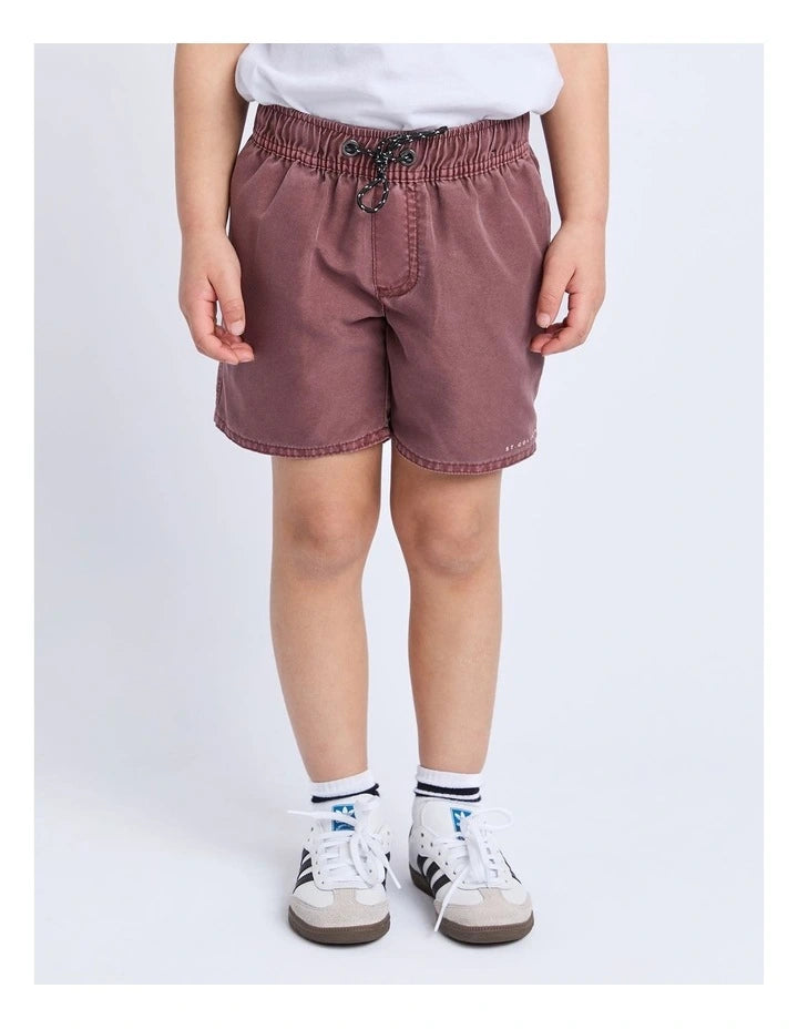 Saint Goliath Illusion Short - Burgundy - Kids