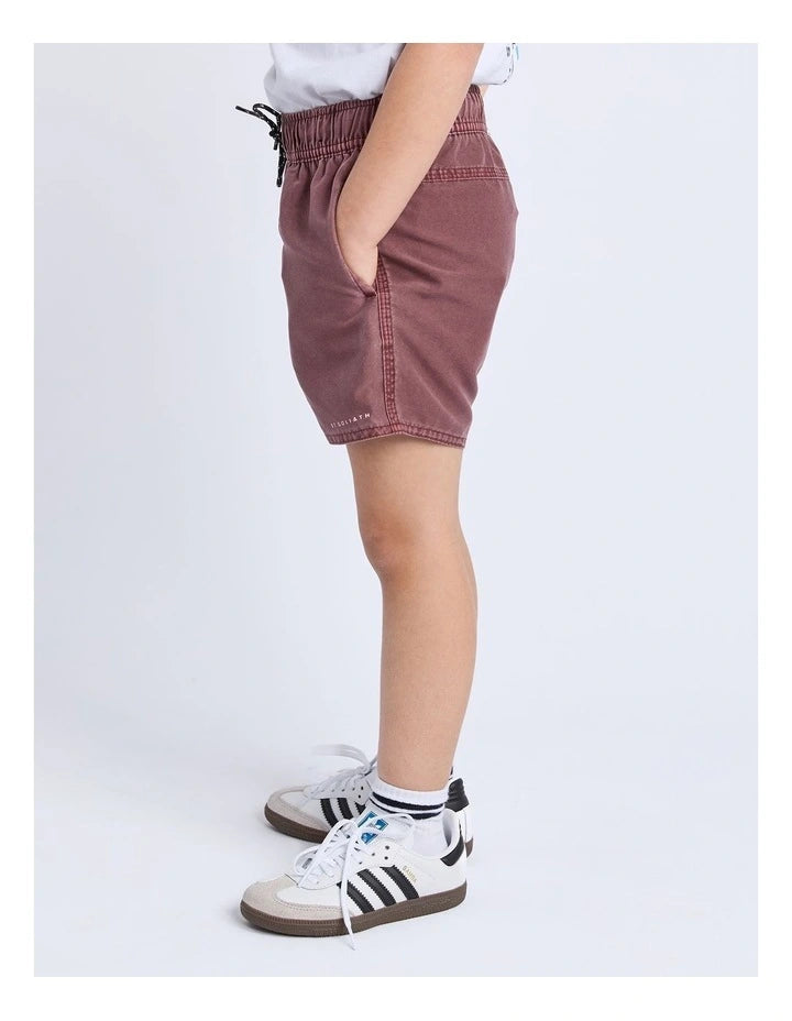 Saint Goliath Illusion Short - Burgundy - Kids (view 4)